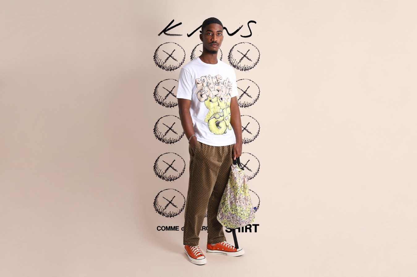 The Comme des Garçons Shirt x Kaws Collaboration